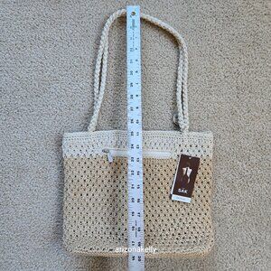 NWT The Sak Crochet Neutral Colors Bag